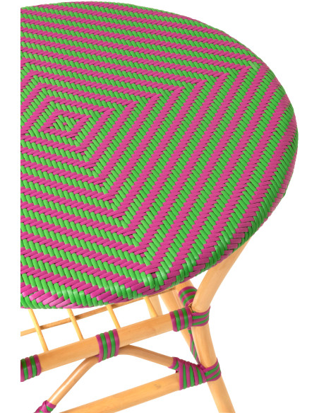 TABLE À MANGER GEO ROT ROS/VRT (70x70x75cm) 