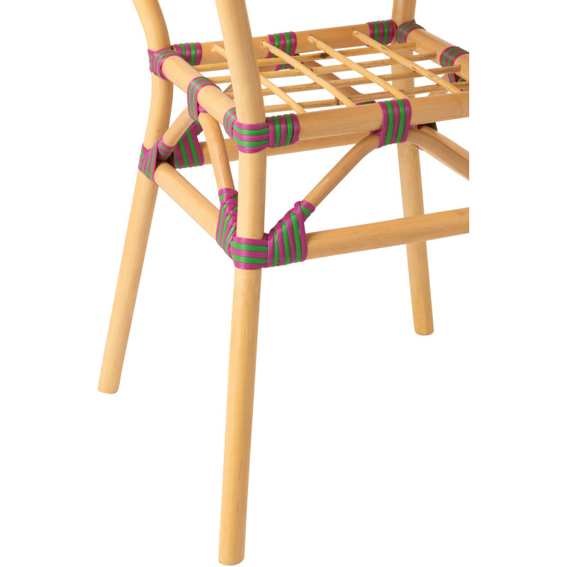 TABLE À MANGER GEO ROT ROS/VRT (70x70x75cm) 