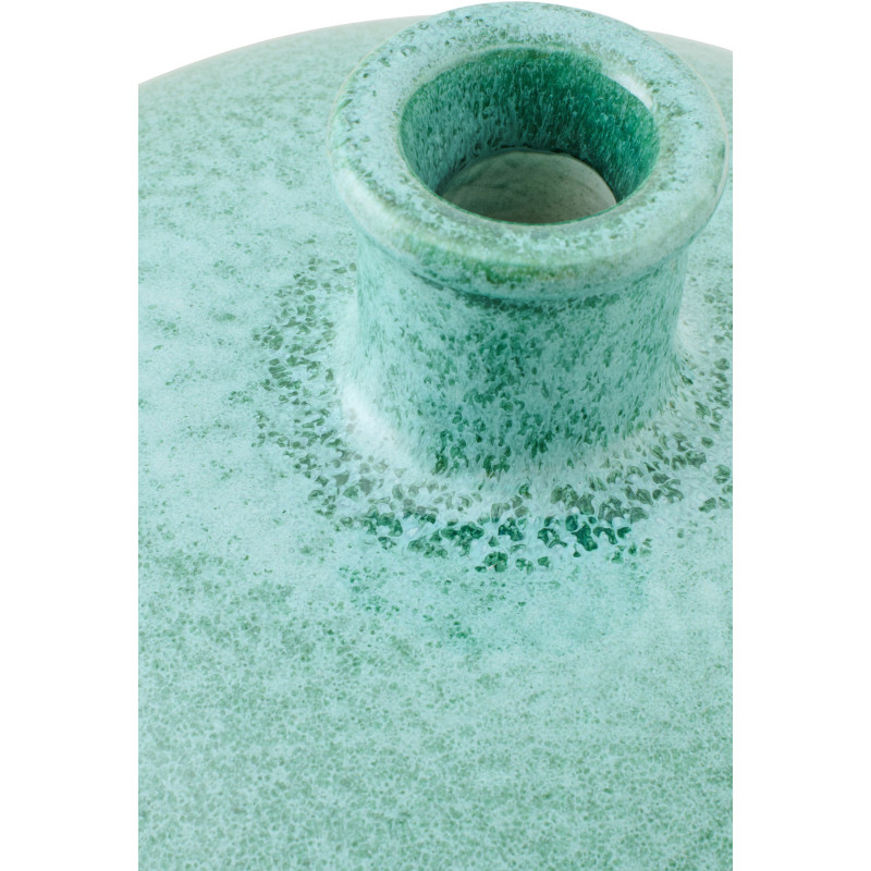 VASE CÉRAMIQUE MNT/BLA (28x28x30cm) 