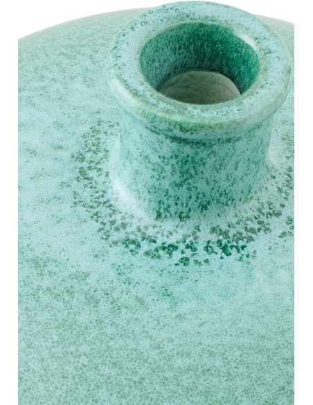 VASE CÉRAMIQUE MNT/BLA (28x28x30cm) 