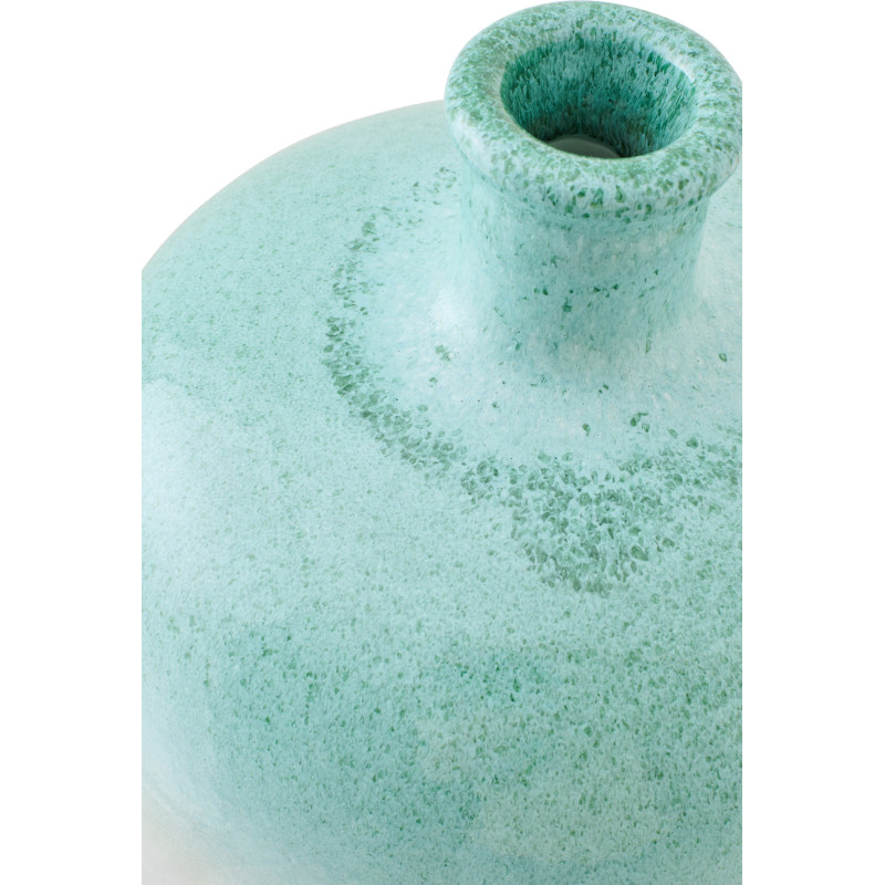 VASE CÉRAMIQUE MNT/BLA S (21x21x50cm) 