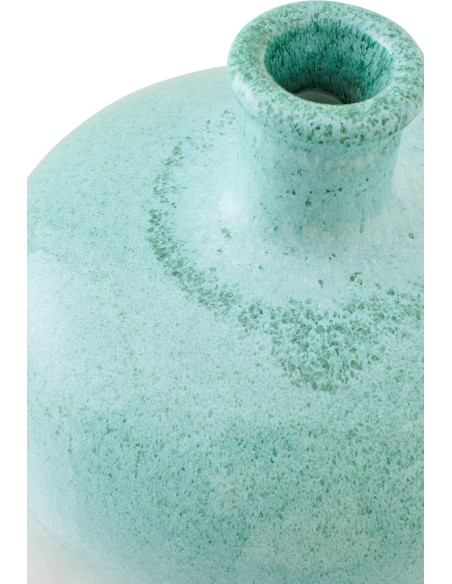 VASE CÉRAMIQUE MNT/BLA S (21x21x50cm) 