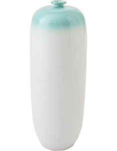 VASE CÉRAMIQUE MNT/BLA M (26x26x70cm) 