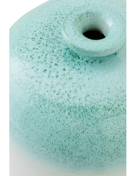 VASE CÉRAMIQUE MNT/BLA M (26x26x70cm) 