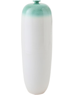 VASE CÉRAMIQUE MNT/BLA L (28x28x90cm) 