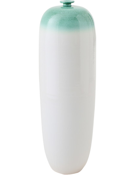 VASE CÉRAMIQUE MNT/BLA L (28x28x90cm) 