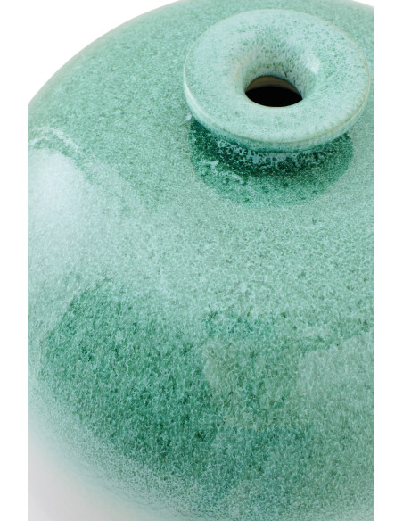 VASE CÉRAMIQUE MNT/BLA L (28x28x90cm) 