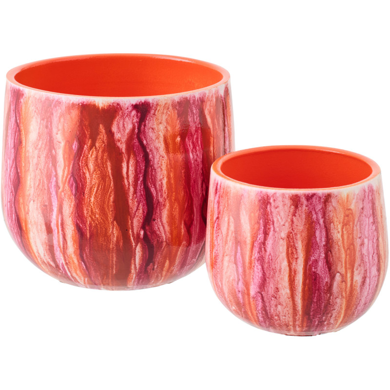 CACHEPOT CÉRAMIQUE MULTI LARGE (23x23x20cm) 