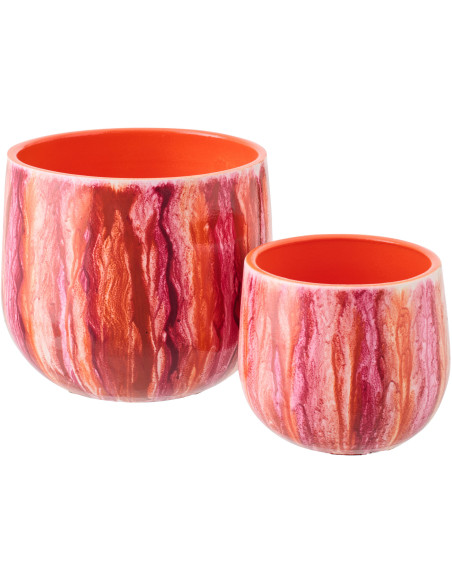 CACHEPOT CÉRAMIQUE MULTI LARGE (23x23x20cm) 