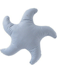 COUSS ETOI MER POLYES BL/BLA (40x40x5cm) 