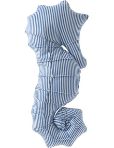 COUSS HIPPOC POLYES BL/BLA (58x27x5cm) 