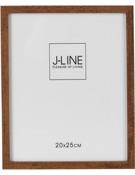 Cadre photo Elementary en Bois Marron pour photo 20x25 - 1