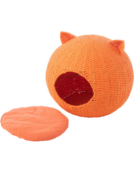 PAN CHAT OREIL CHAT PAP OR (57x49x54cm) 