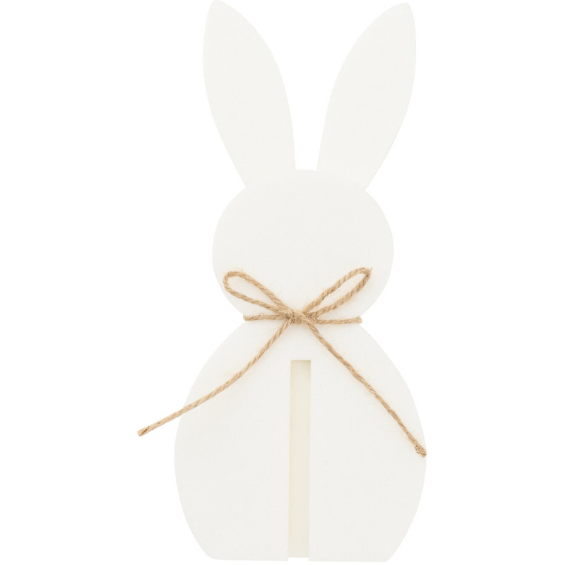 LAPIN FEUTRE BLANC SMALL (11,5x11,5x26cm) 