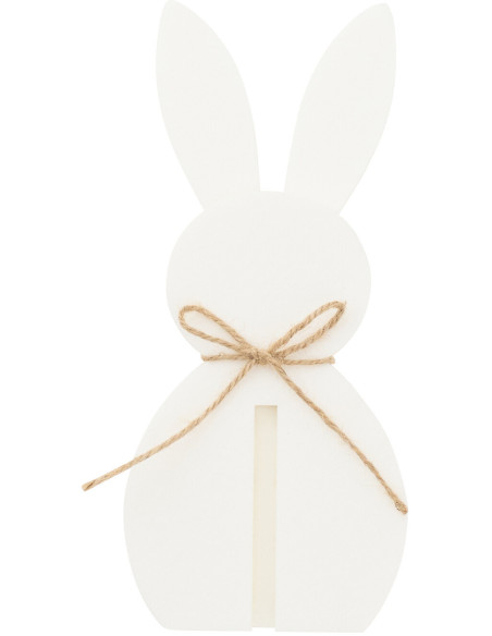 LAPIN FEUTRE BLANC SMALL (11,5x11,5x26cm) 