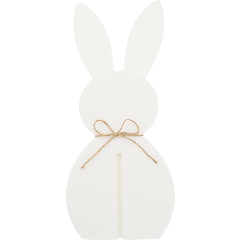 LAPIN FEUTRE BLANC MEDIUM (24x18x48cm) 