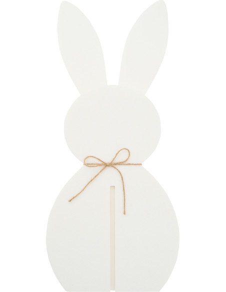 LAPIN FEUTRE BLANC LARGE (26,5x26,5x60cm) 