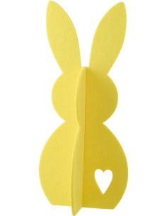 LAPIN FEUTRE JAUNE LARGE (26,5x26,5x60cm) 
