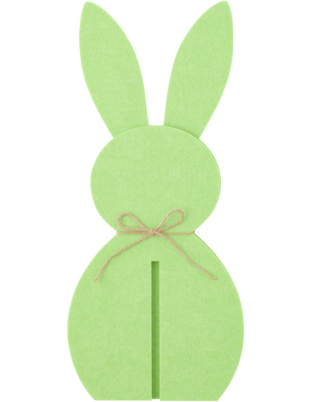 LAPIN FEUTRE VERT MEDIUM (24x18x48cm) 