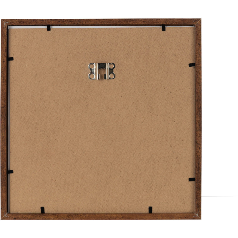 Cadre photo mural Carré Elementary en Bois Marron pour photo 25x25 - 2