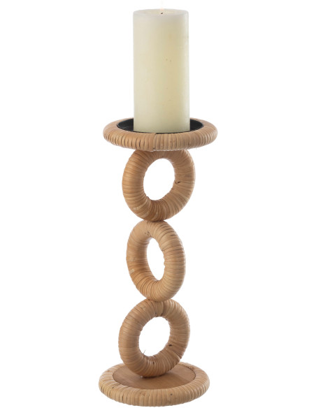 CHANDELIER RING MDF NATUREL S (14x14x36cm) 