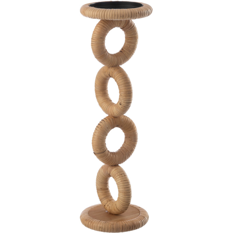 CHANDELIER RING MDF NATUREL L (14x14x45cm) 