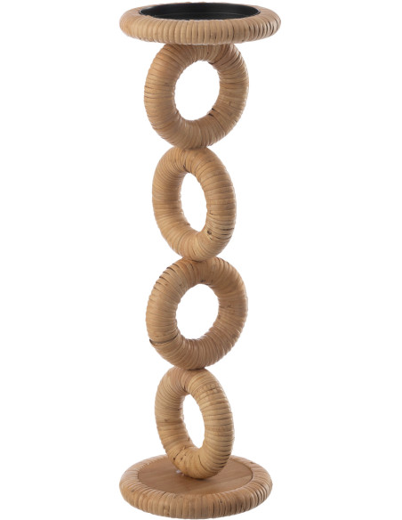 CHANDELIER RING MDF NATUREL L (14x14x45cm) 