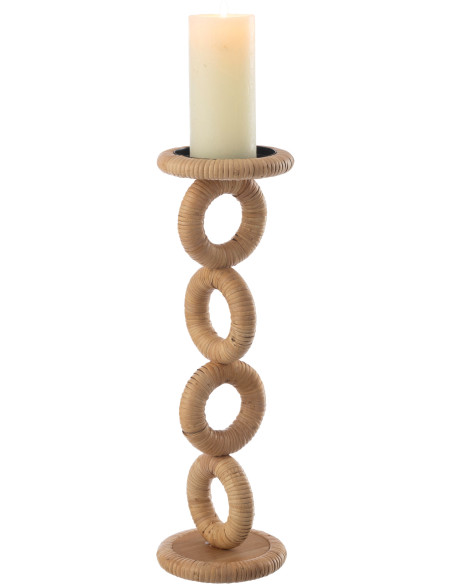 CHANDELIER RING MDF NATUREL L (14x14x45cm) 