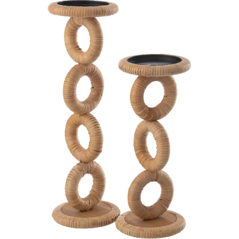 CHANDELIER RING MDF NATUREL L (14x14x45cm) 