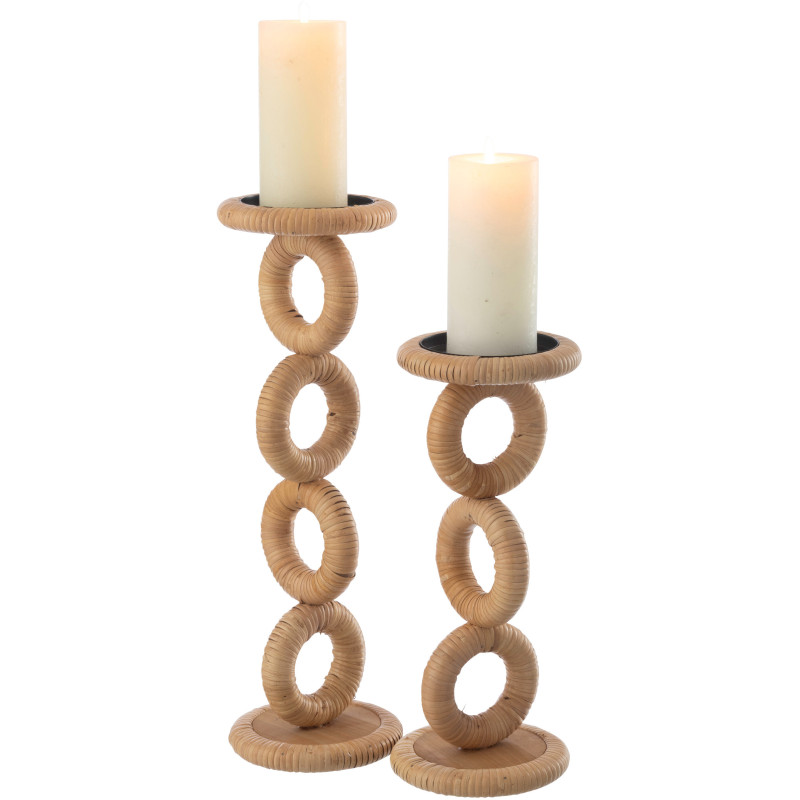 CHANDELIER RING MDF NATUREL L (14x14x45cm) 