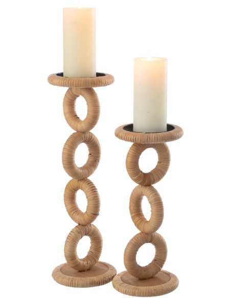 CHANDELIER RING MDF NATUREL L (14x14x45cm) 