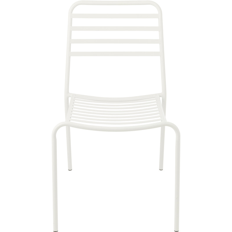 CHAISE DE JARDIN LIGNÉ MET BLA (50x56x81cm) 