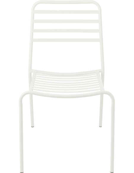 CHAISE DE JARDIN LIGNÉ MET BLA (50x56x81cm) 
