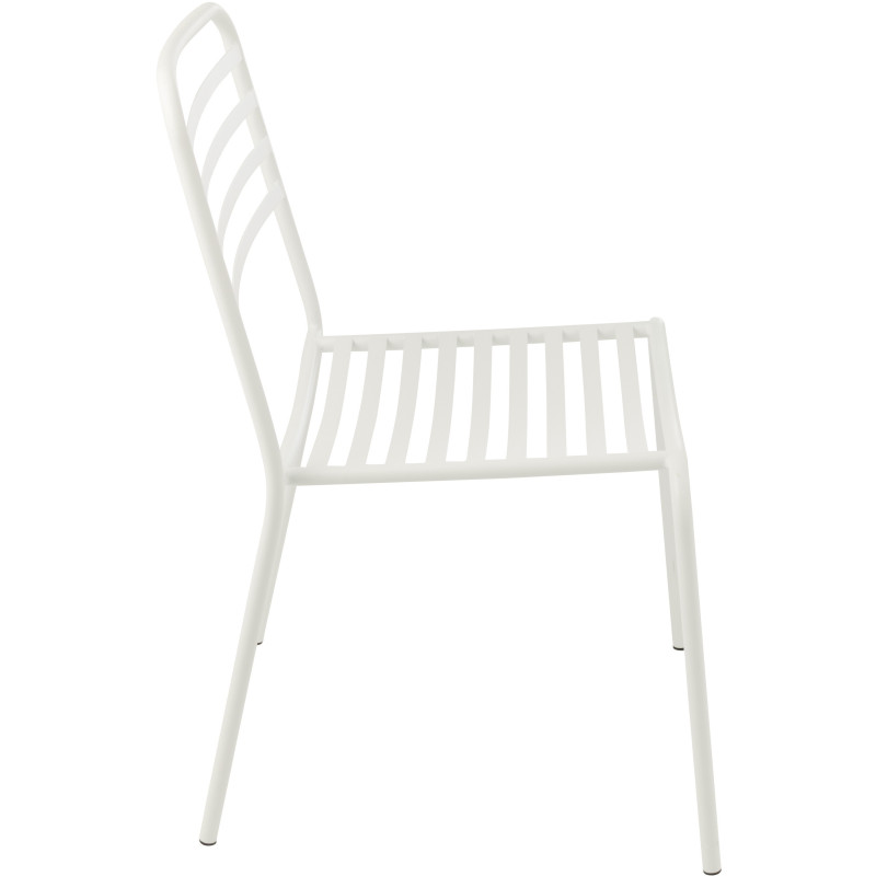 CHAISE DE JARDIN LIGNÉ MET BLA (50x56x81cm) 
