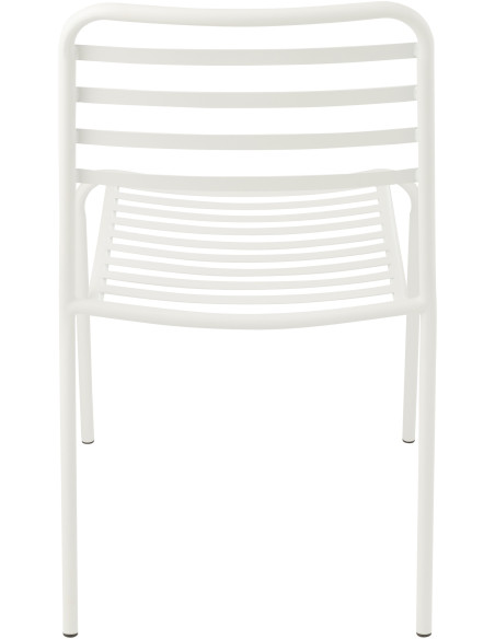 CHAISE DE JARDIN LIGNÉ MET BLA (50x56x81cm) 