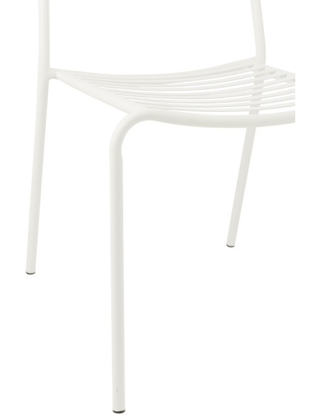 CHAISE DE JARDIN LIGNÉ MET BLA (50x56x81cm) 