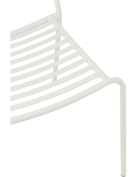 CHAISE DE JARDIN LIGNÉ MET BLA (50x56x81cm) 