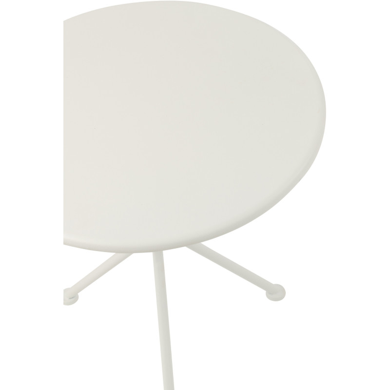 TABL JARD TRIPOD RND MET BLA S (45x45x50cm) 