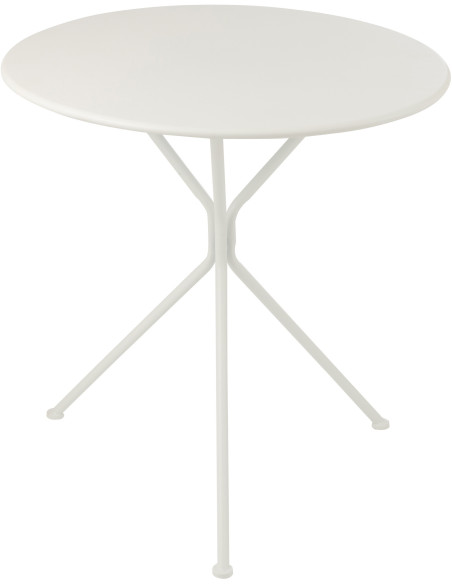 TABL JARD TRIPOD RND MET BLA L (70x70x72cm) 