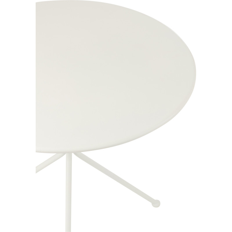 TABL JARD TRIPOD RND MET BLA L (70x70x72cm) 