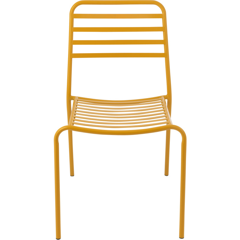 CHAISE DE JARDIN LIGNÉ MET OCR (50x56x81cm) 