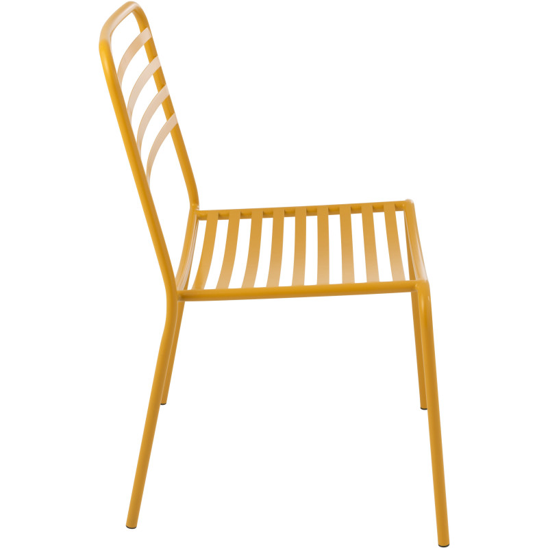 CHAISE DE JARDIN LIGNÉ MET OCR (50x56x81cm) 