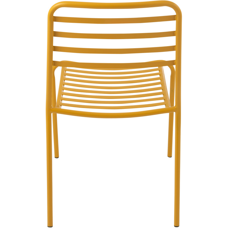 CHAISE DE JARDIN LIGNÉ MET OCR (50x56x81cm) 