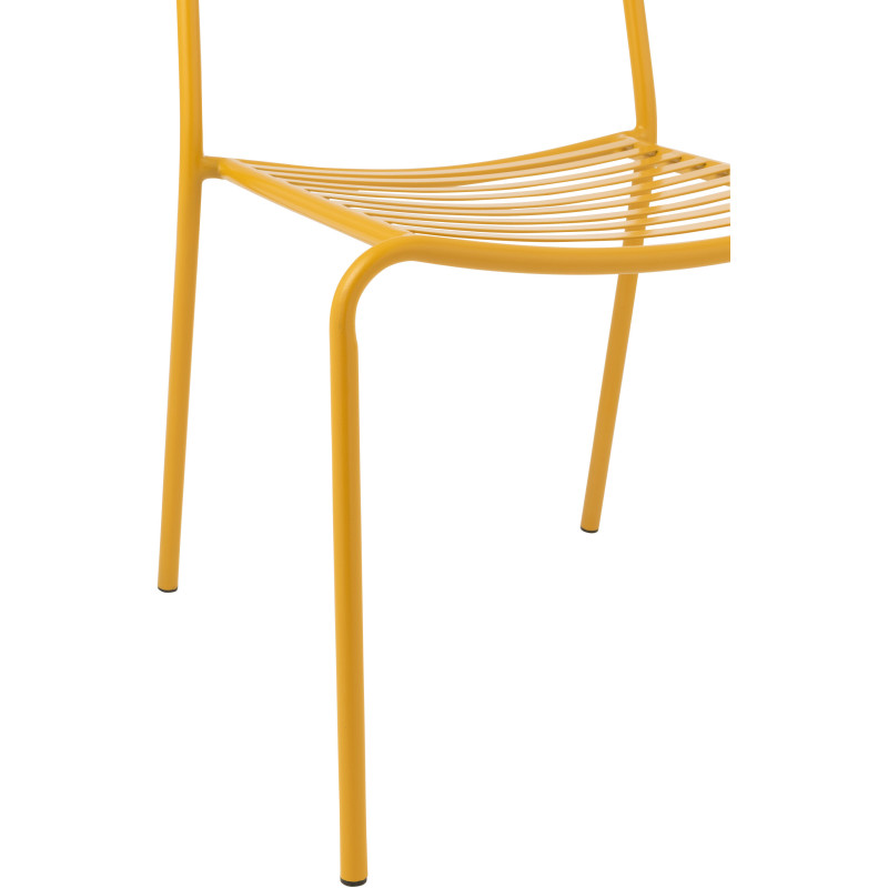 CHAISE DE JARDIN LIGNÉ MET OCR (50x56x81cm) 
