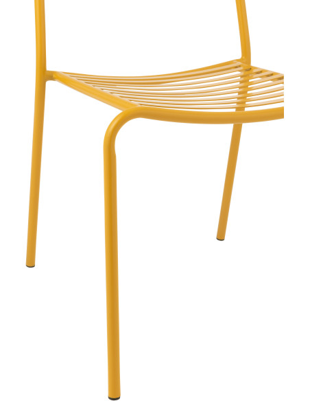 CHAISE DE JARDIN LIGNÉ MET OCR (50x56x81cm) 