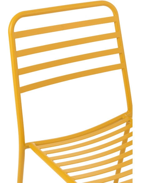 CHAISE DE JARDIN LIGNÉ MET OCR (50x56x81cm) 
