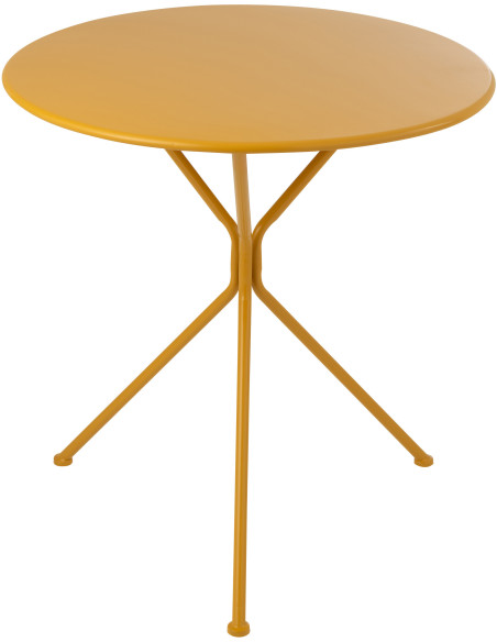 TABL JARD TRIPOD RND MET OCR L (70x70x72cm) 