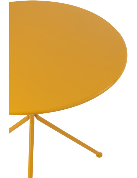 TABL JARD TRIPOD RND MET OCR L (70x70x72cm) 