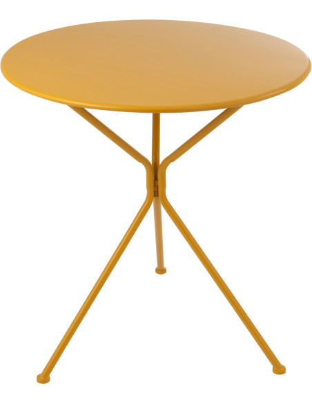 TABL JARD TRIPOD RND MET OCR L (70x70x72cm) 