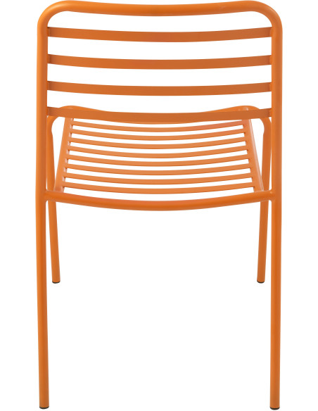 CHAISE DE JARDIN LIGNÉ MET OR (50x56x81cm) 